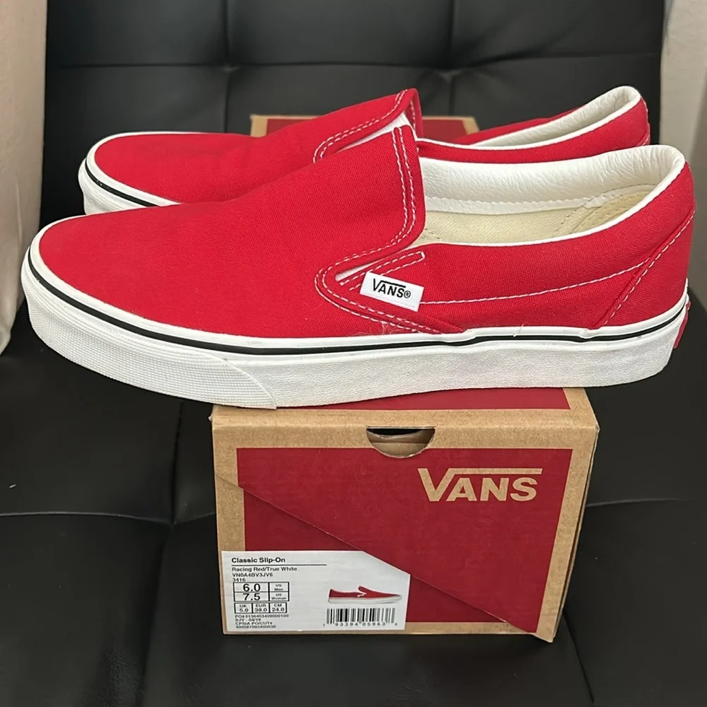 Vans slip ons